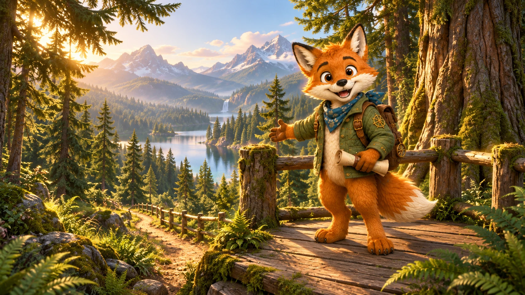 Foley Fox in Forest World