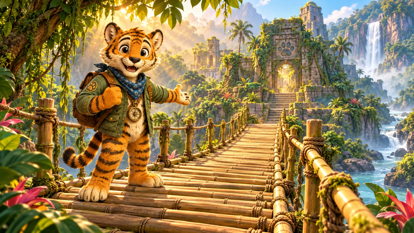 Tully Tiger in Jungle World